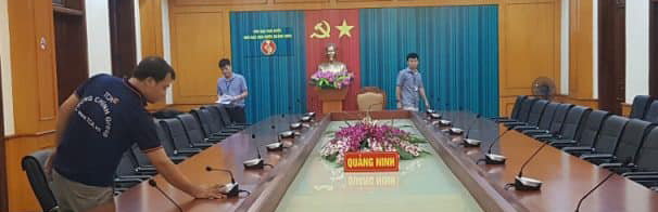 Hệ thống âm thanh phòng họp TOA kho bạc nhà nước