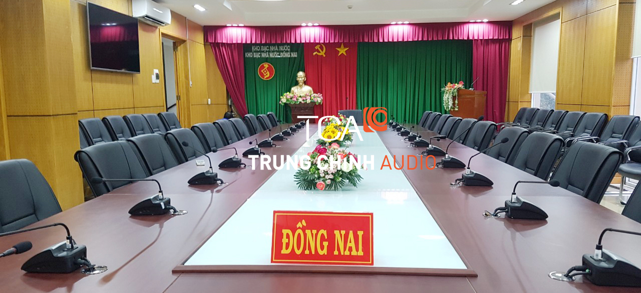 Lắp đặt hệ thống âm thanh hội nghị TOA cho Kho Bạc Nhà Nước tỉnh Đồng Nai