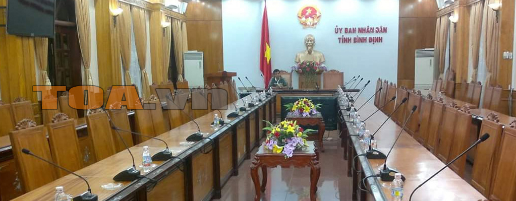 hệ thống âm thanh hội thảo hệ thống hội thảo TOA