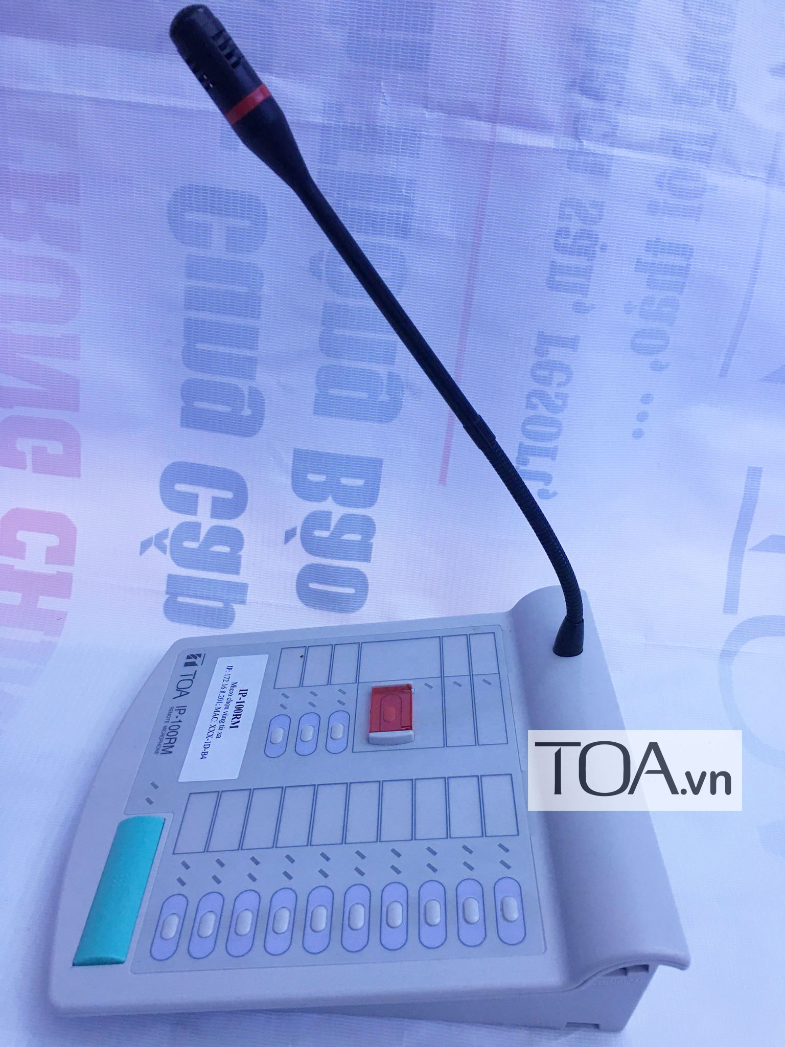 Micro chọn vùng từ xa TOA IP-100RM | TOA  IP-100RM | Micro TOA  IP-100RM