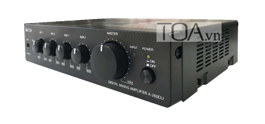 Tăng âm liền mixer để bàn Toa A-260DU chính hãng phân phối độc quyền tại Toa.vn