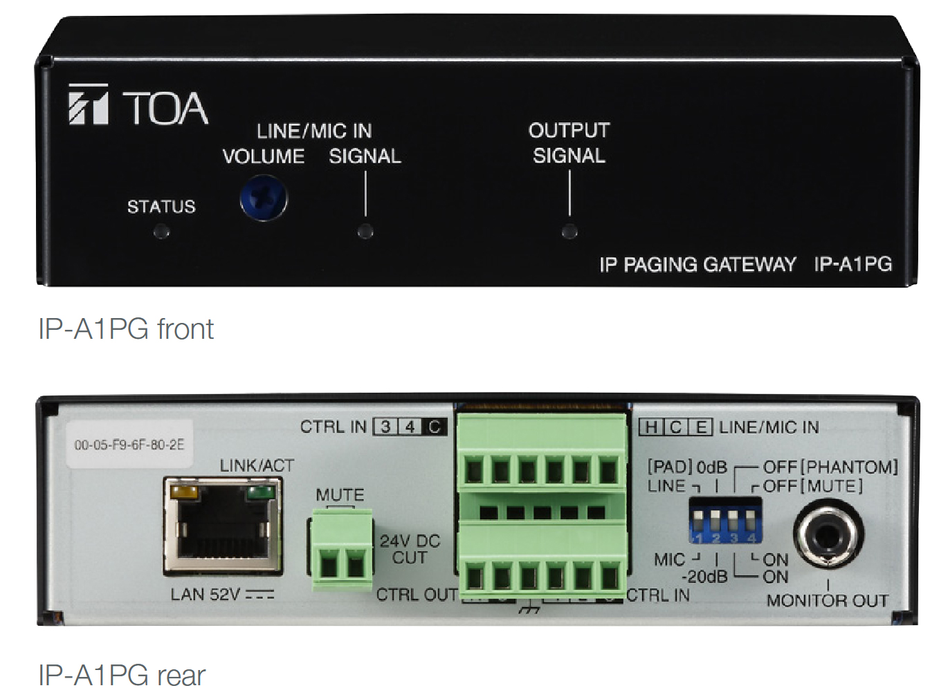 TOA IP-A1PG : Bộ thông báo IP qua Gateway