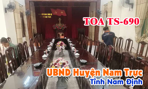 Hệ thống âm thanh phòng họp TOA TS-690 Huyện Nam Trực, Nam Định